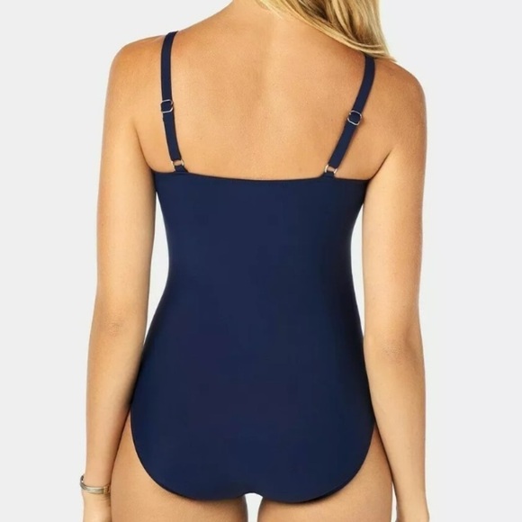 SWIM Solutions High Neck Mesh One Piece Swimsuit - Picture 2 of 7